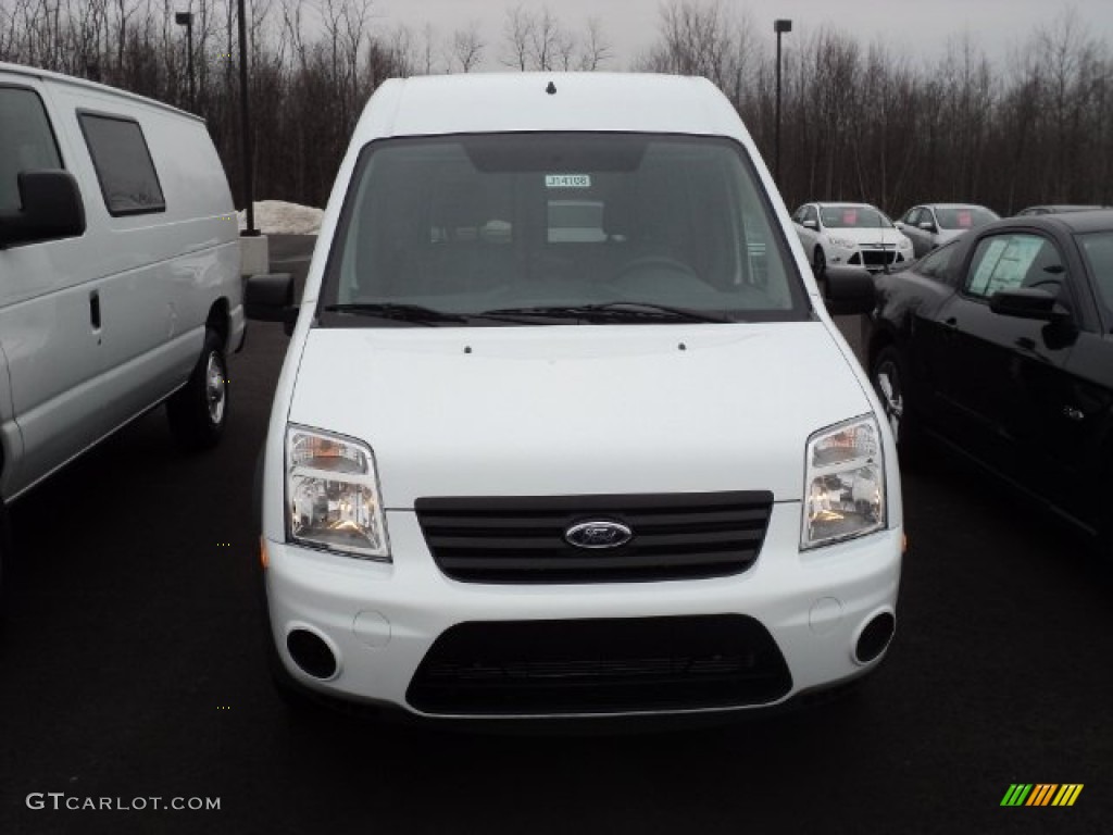 Frozen White 2012 Ford Transit Connect XLT Van Exterior Photo #60175122