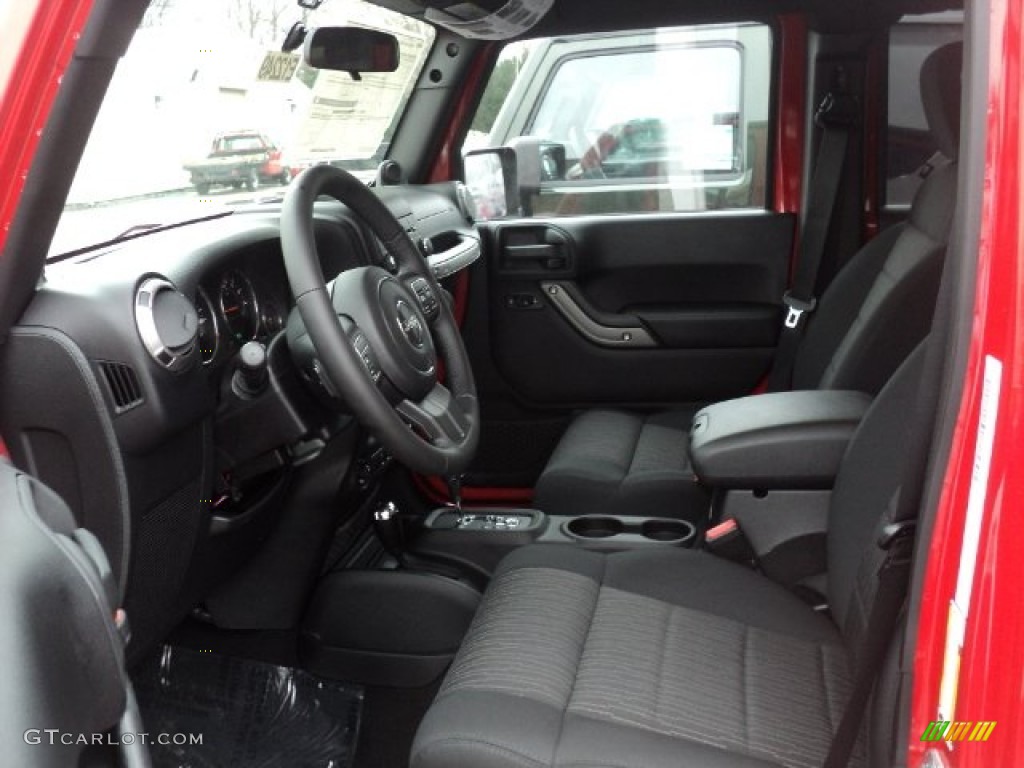 2012 Wrangler Unlimited Sport S 4x4 - Flame Red / Black photo #6