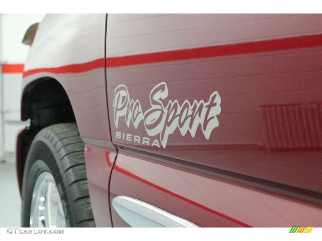 2005 Sierra 1500 SLE Extended Cab 4x4 - Sport Red Metallic / Dark Pewter photo #34