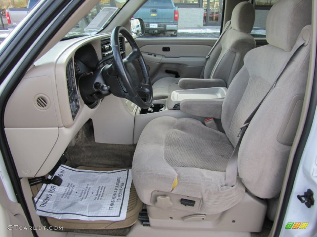 2001 Suburban 1500 LS 4x4 - Summit White / Light Gray/Neutral photo #8