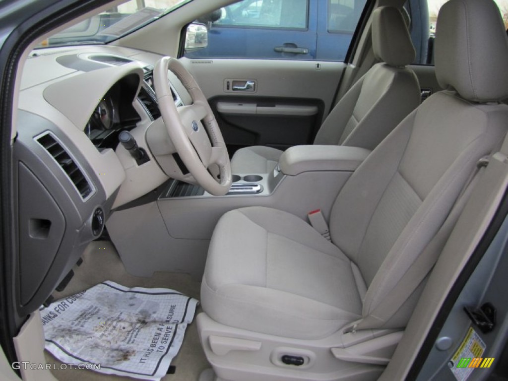 Medium Light Stone Interior 2007 Ford Edge SEL AWD Photo #60176595