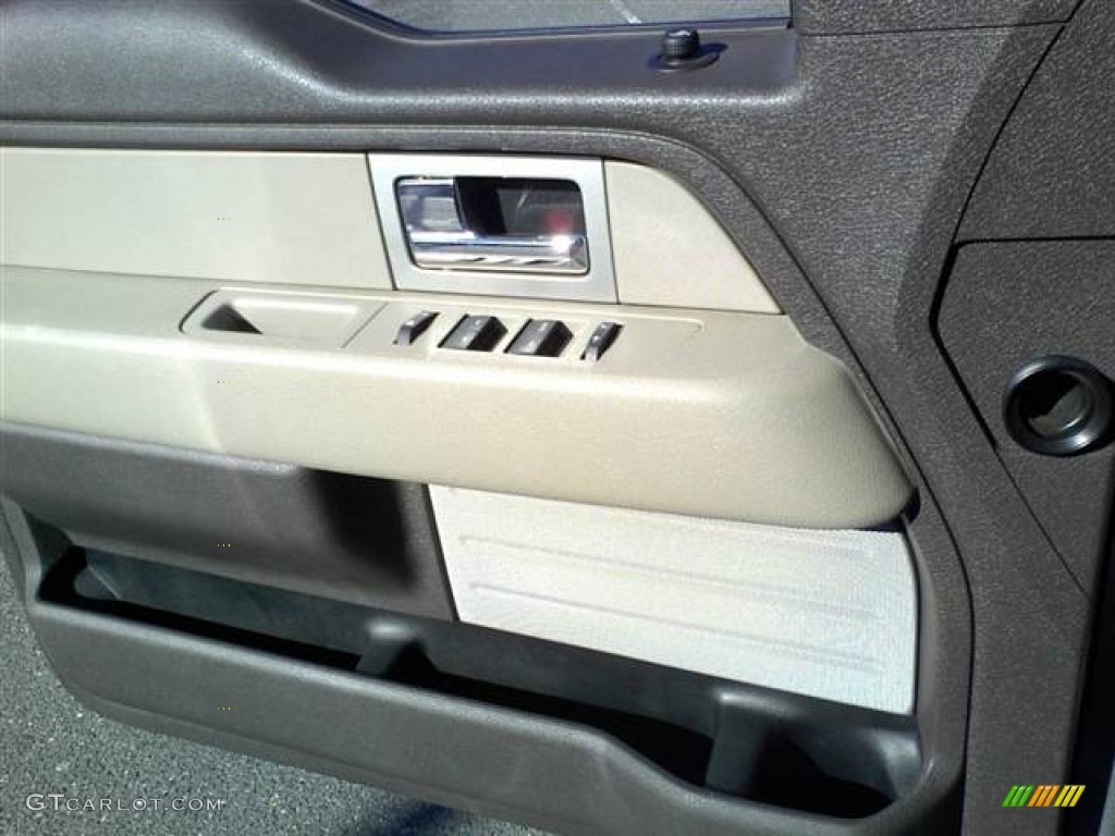 2010 F150 XLT SuperCab - Ingot Silver Metallic / Medium Stone photo #12