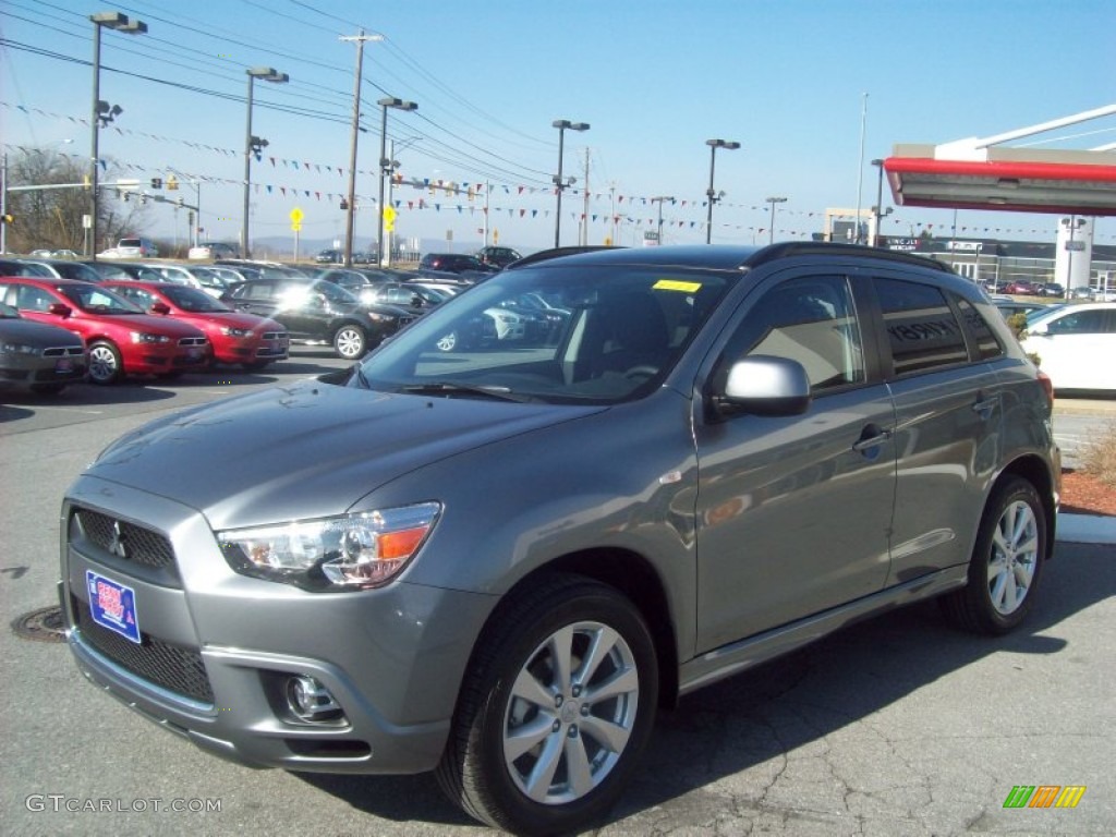 2012 Outlander Sport SE 4WD - Mercury Gray Pearl / Black photo #1