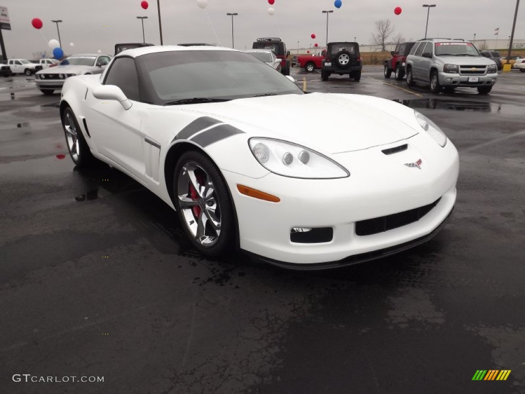 Arctic White 2012 Chevrolet Corvette Grand Sport Coupe Exterior Photo #60179994