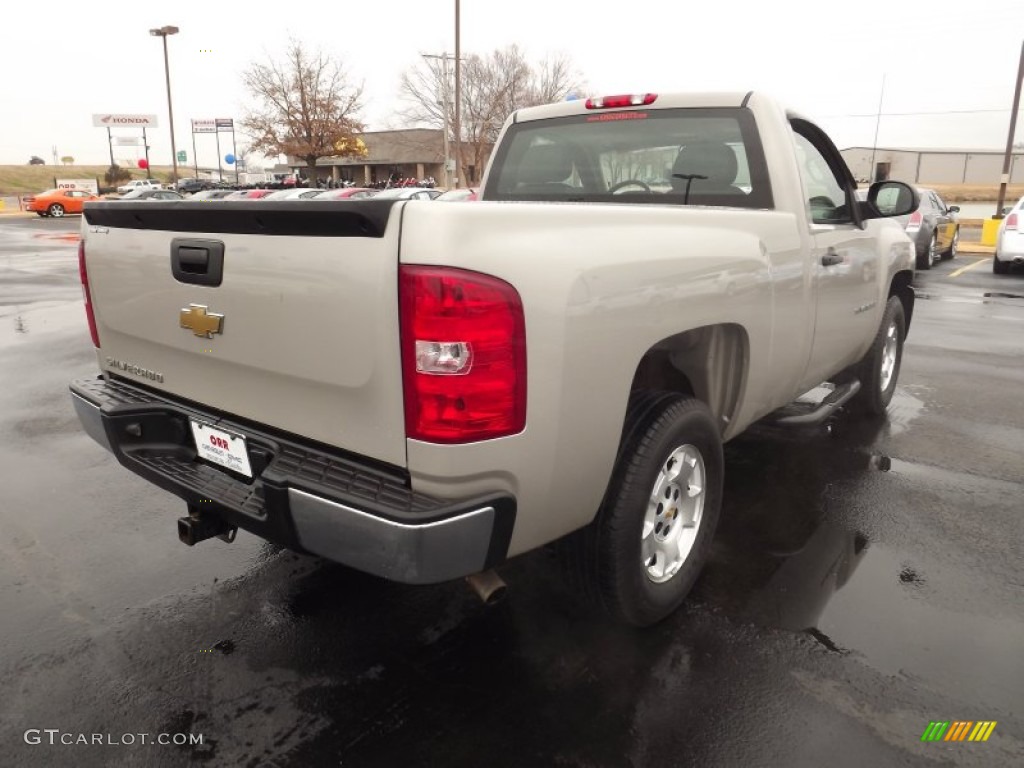 2009 Silverado 1500 Regular Cab - Silver Birch Metallic / Dark Titanium photo #5