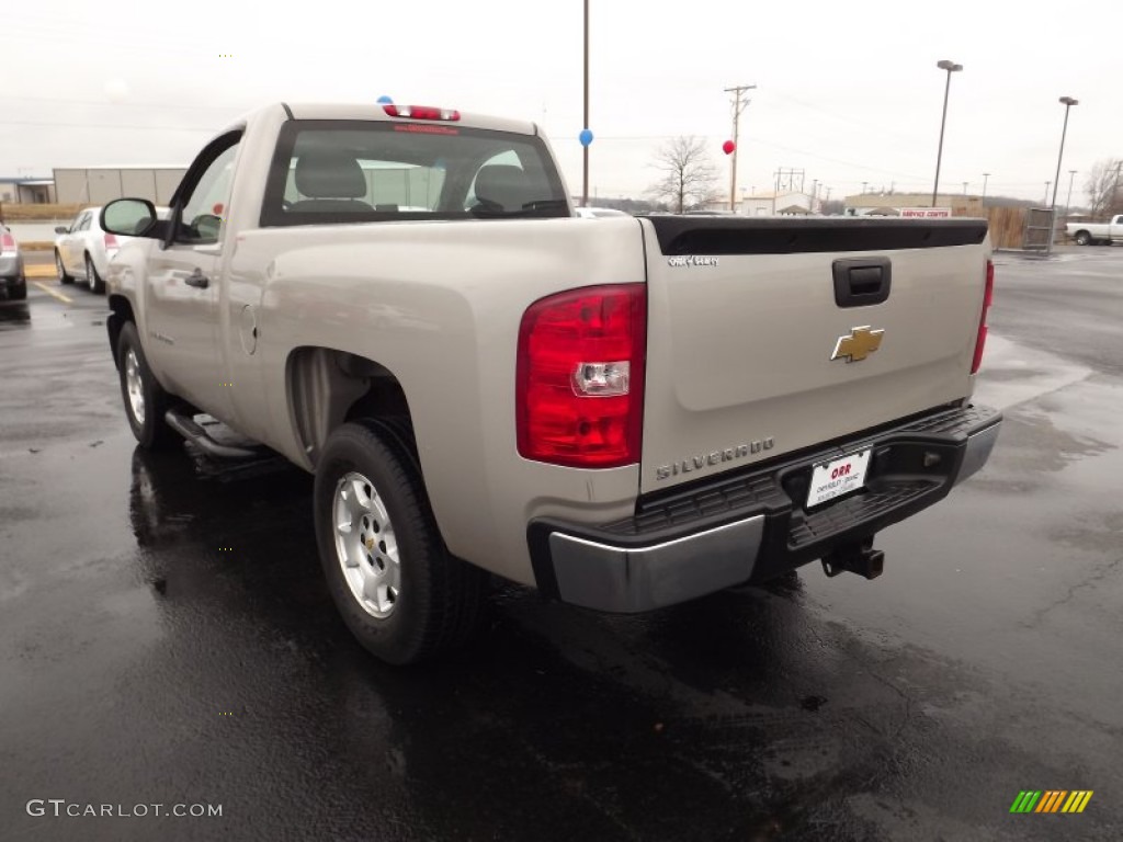 2009 Silverado 1500 Regular Cab - Silver Birch Metallic / Dark Titanium photo #7