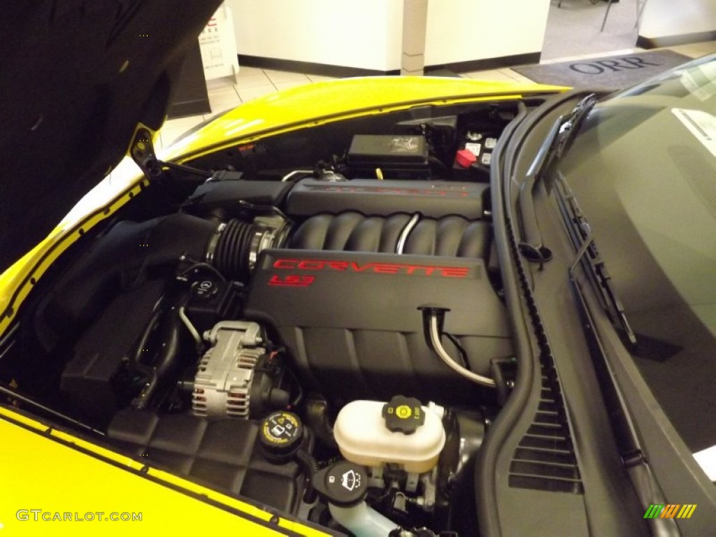 2012 Corvette Grand Sport Coupe - Velocity Yellow / Ebony photo #13