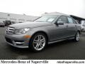 2012 Palladium Silver Metallic Mercedes-Benz C 300 Sport 4Matic  photo #1