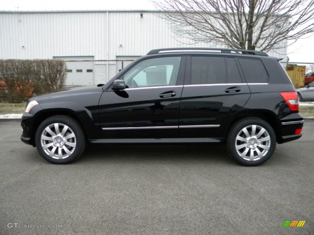 2012 GLK 350 4Matic - Black / Black photo #5