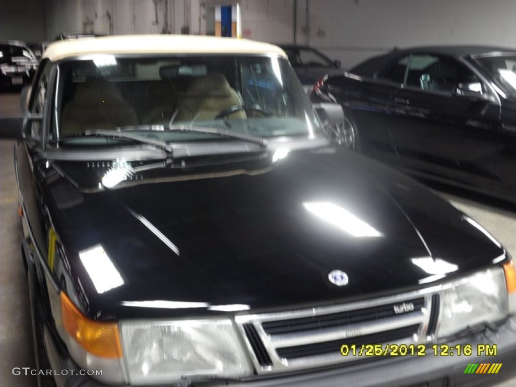 1994 900 Turbo Convertible - Black / Ivory photo #4