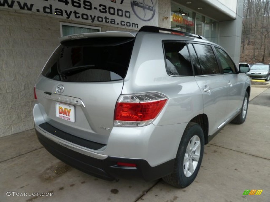 2012 Highlander SE 4WD - Classic Silver Metallic / Ash photo #2