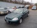 2000 Clover Green Pearl Honda Civic EX Coupe  photo #3