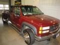 1999 Medium Red Metallic GMC Sierra 3500 SL Crew Cab 4x4 Dually  photo #1