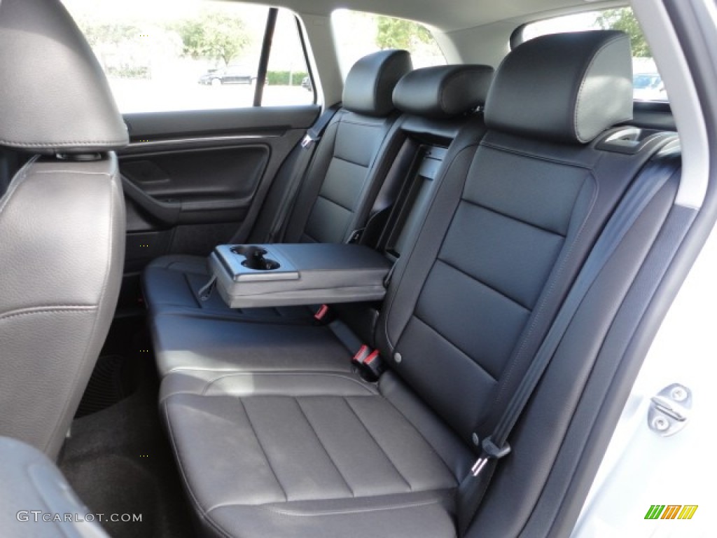 Titan Black Interior 2012 Volkswagen Jetta TDI SportWagen Photo #60185839