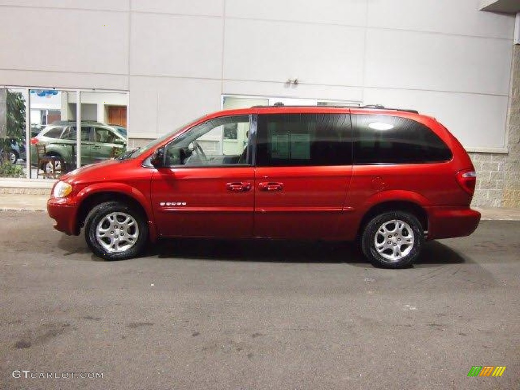 Inferno Red Pearlcoat 2001 Dodge Grand Caravan EX Exterior Photo #60186880