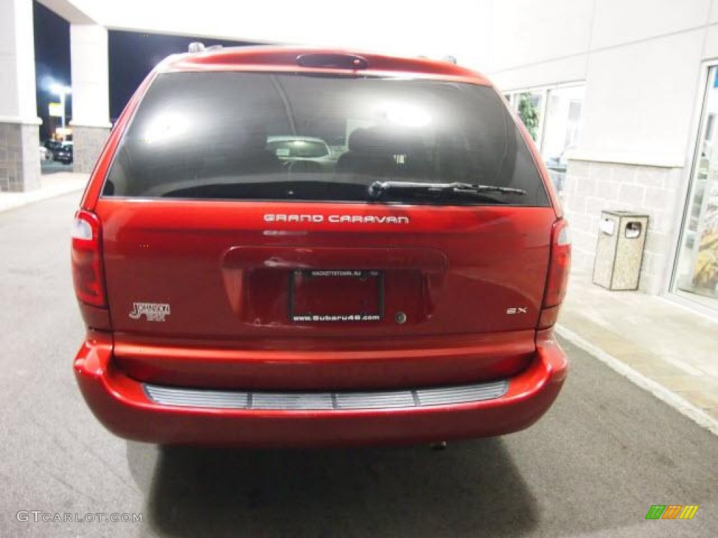 2001 Grand Caravan EX - Inferno Red Pearlcoat / Taupe photo #6