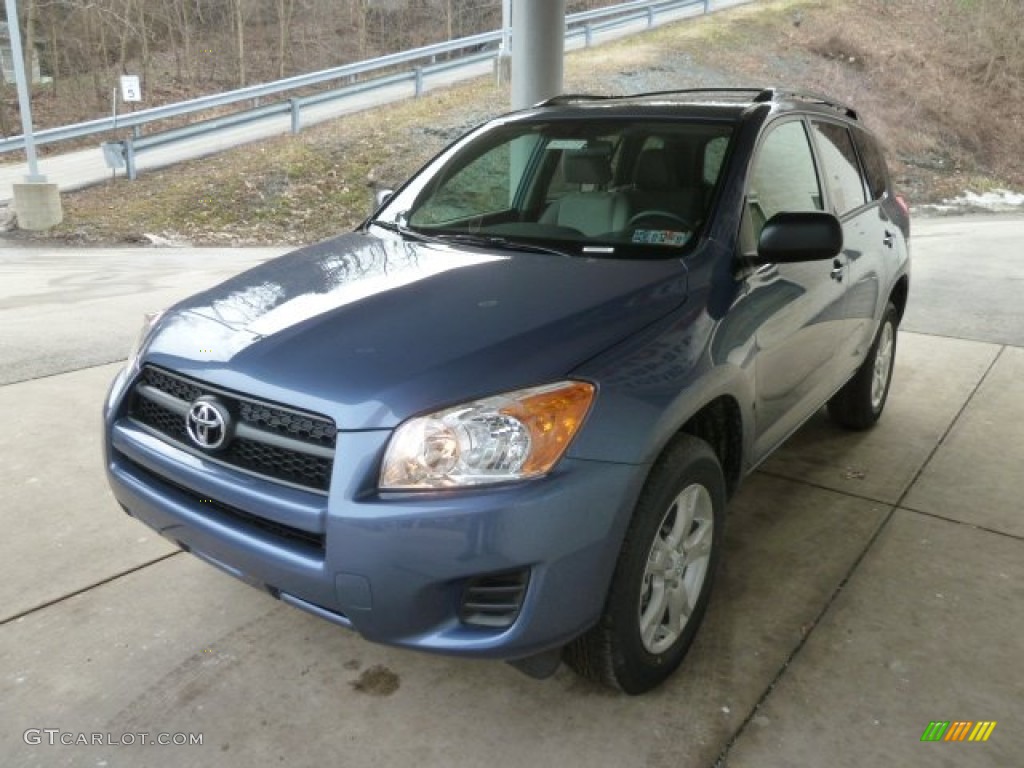 2012 RAV4 I4 4WD - Pacific Blue Metallic / Ash photo #5