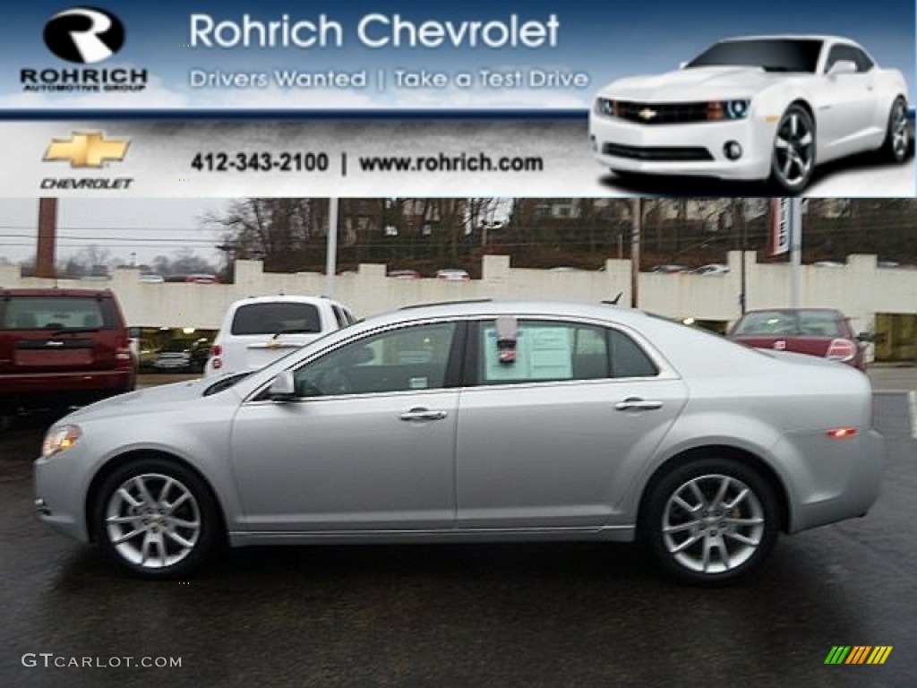 2011 Malibu LTZ - Silver Ice Metallic / Ebony photo #1