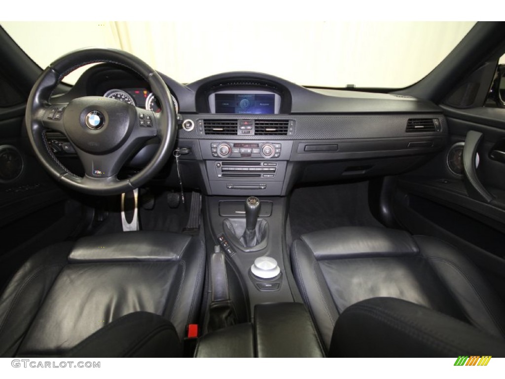 2008 BMW M3 Sedan Black Dashboard Photo #60190509