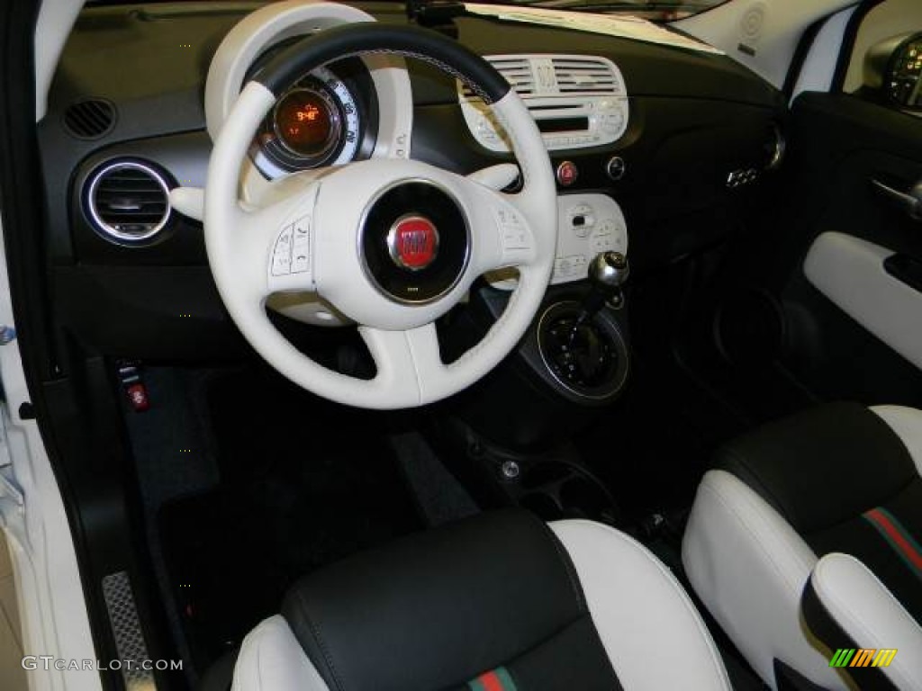 2012 Fiat 500 Gucci 500 by Gucci Nero (Black) Dashboard Photo #60190621