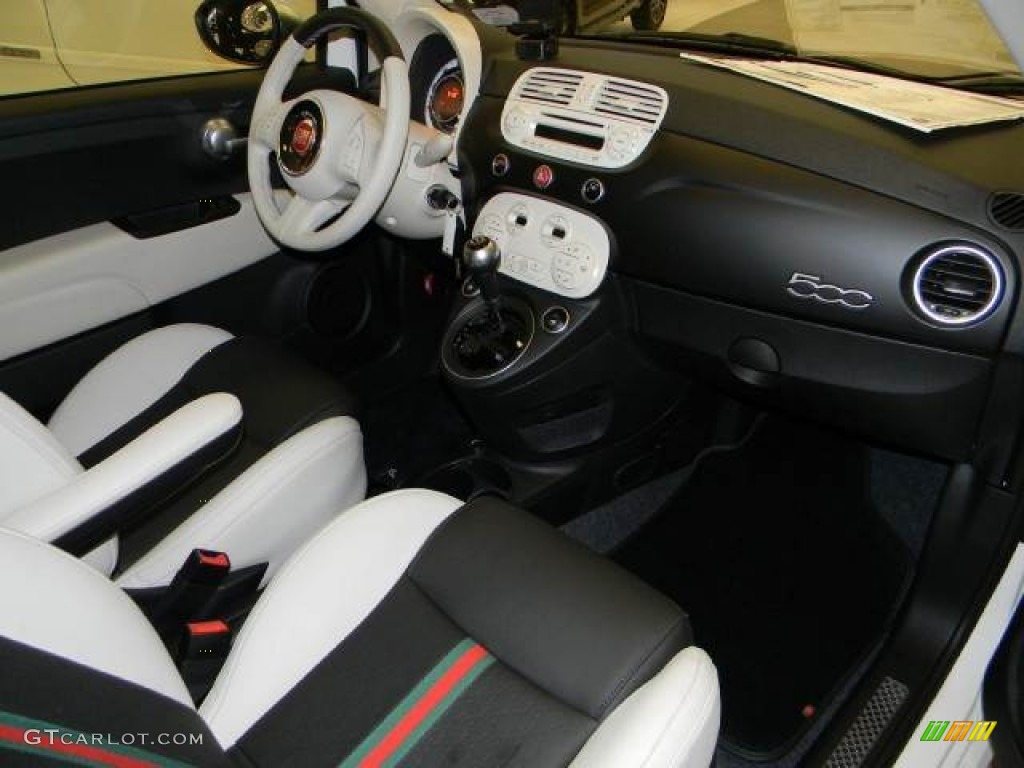 2012 Fiat 500 Gucci 500 by Gucci Nero (Black) Dashboard Photo #60190638
