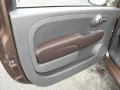 Tessuto Marrone/Avorio (Brown/Ivory) 2012 Fiat 500 Pop Door Panel