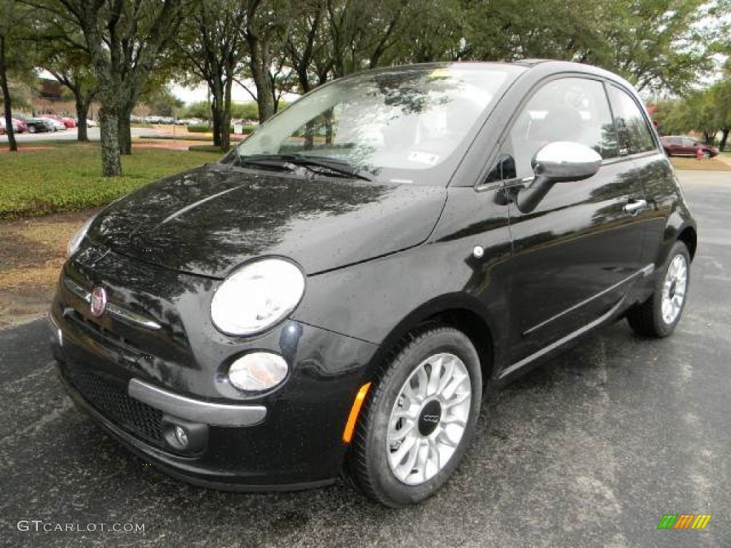 Nero (Black) 2012 Fiat 500 c cabrio Lounge Exterior Photo #60190749