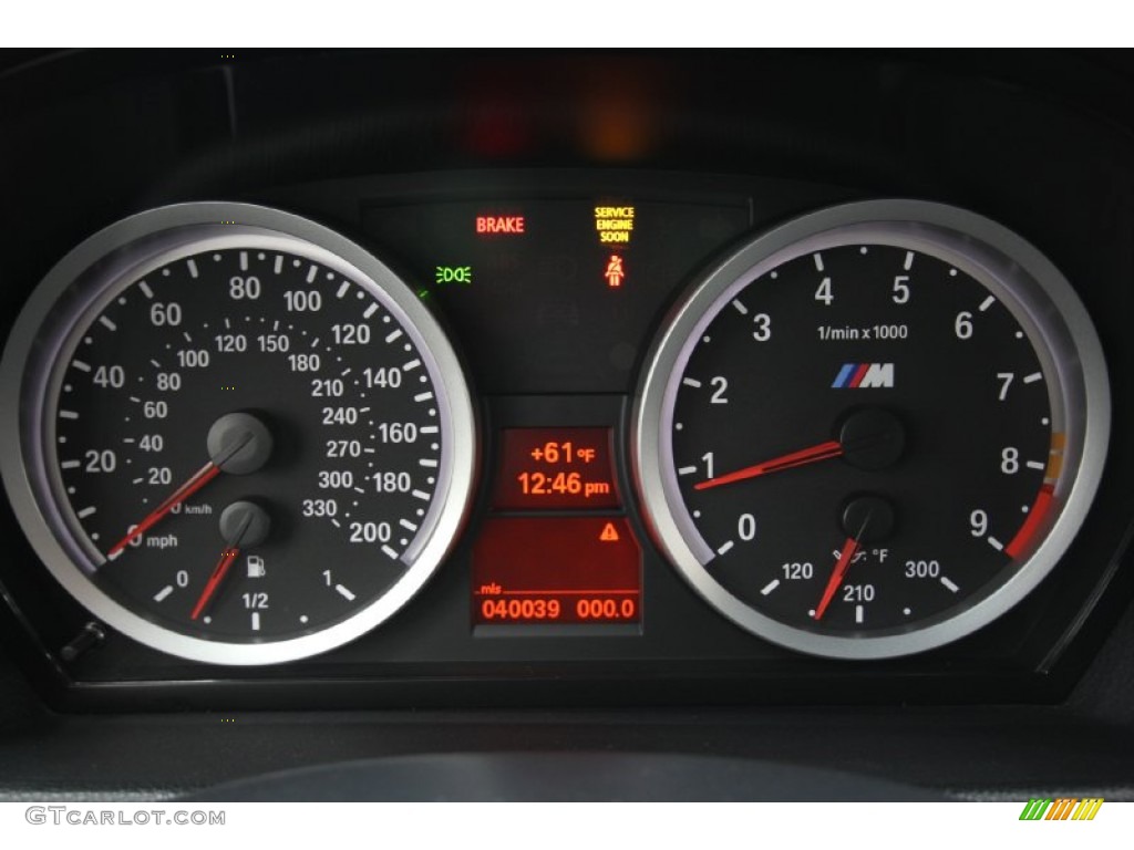 2008 BMW M3 Sedan Gauges Photo #60190887