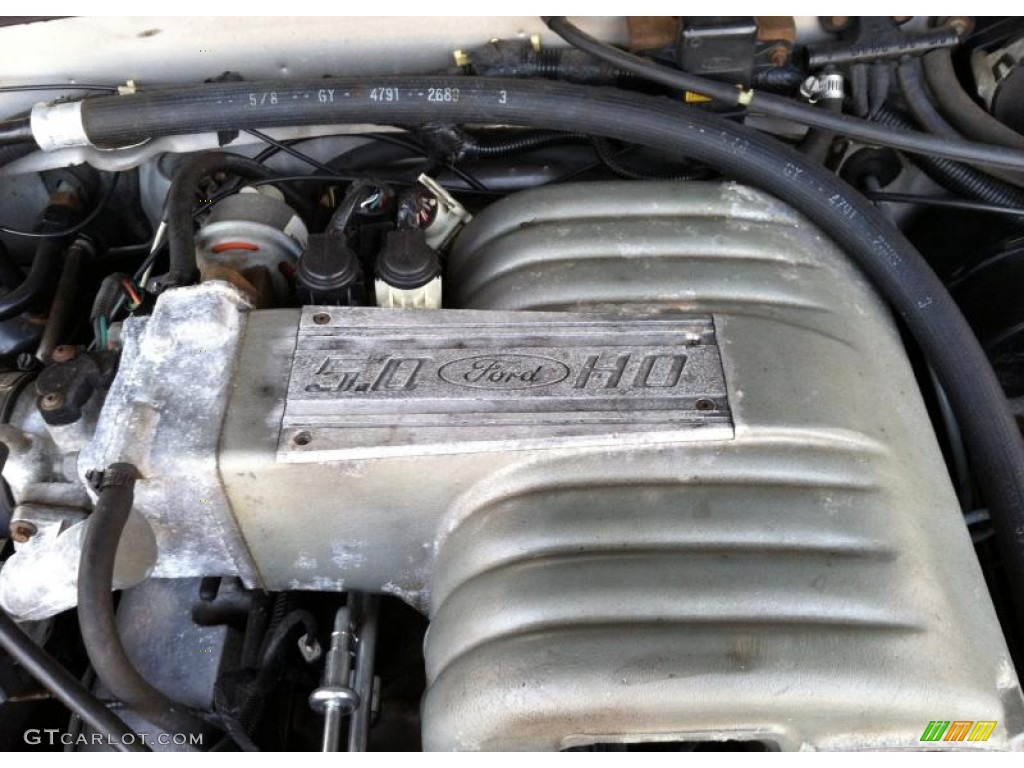 1990 Ford Mustang GT Coupe 5.0 Liter OHV 16-Valve V8 Engine Photo #60191778