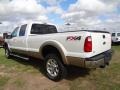 2012 White Platinum Metallic Tri-Coat Ford F350 Super Duty Lariat Crew Cab 4x4  photo #5