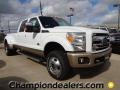 2012 Oxford White Ford F350 Super Duty King Ranch Crew Cab 4x4 Dually  photo #1
