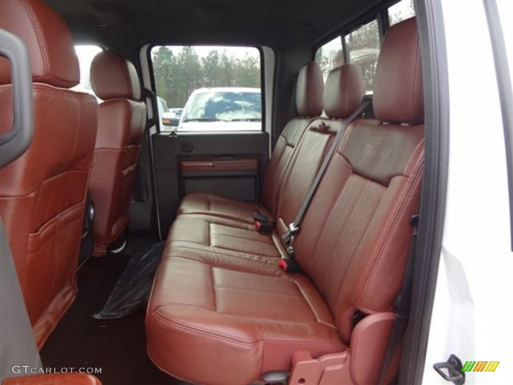 2012 Ford F350 Super Duty King Ranch Crew Cab 4x4 Dually Rear Seat Photo #60192496