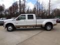 2012 White Platinum Metallic Tri-Coat Ford F350 Super Duty Lariat Crew Cab 4x4 Dually  photo #4