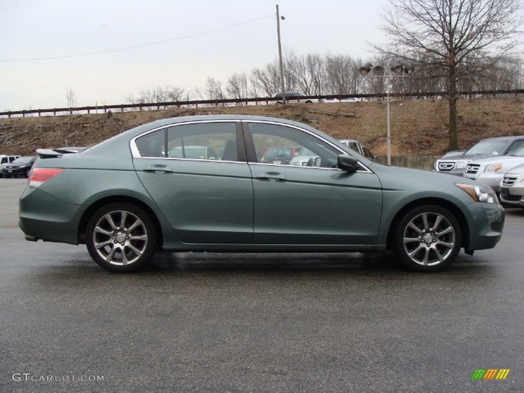 2009 Accord EX-L Sedan - Mystic Green Metallic / Black photo #9