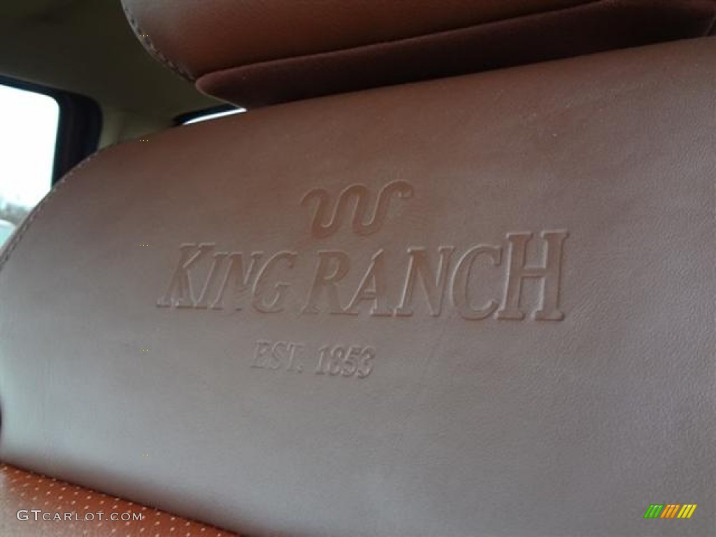 2012 F250 Super Duty King Ranch Crew Cab 4x4 - Golden Bronze Metallic / Chaparral Leather photo #16