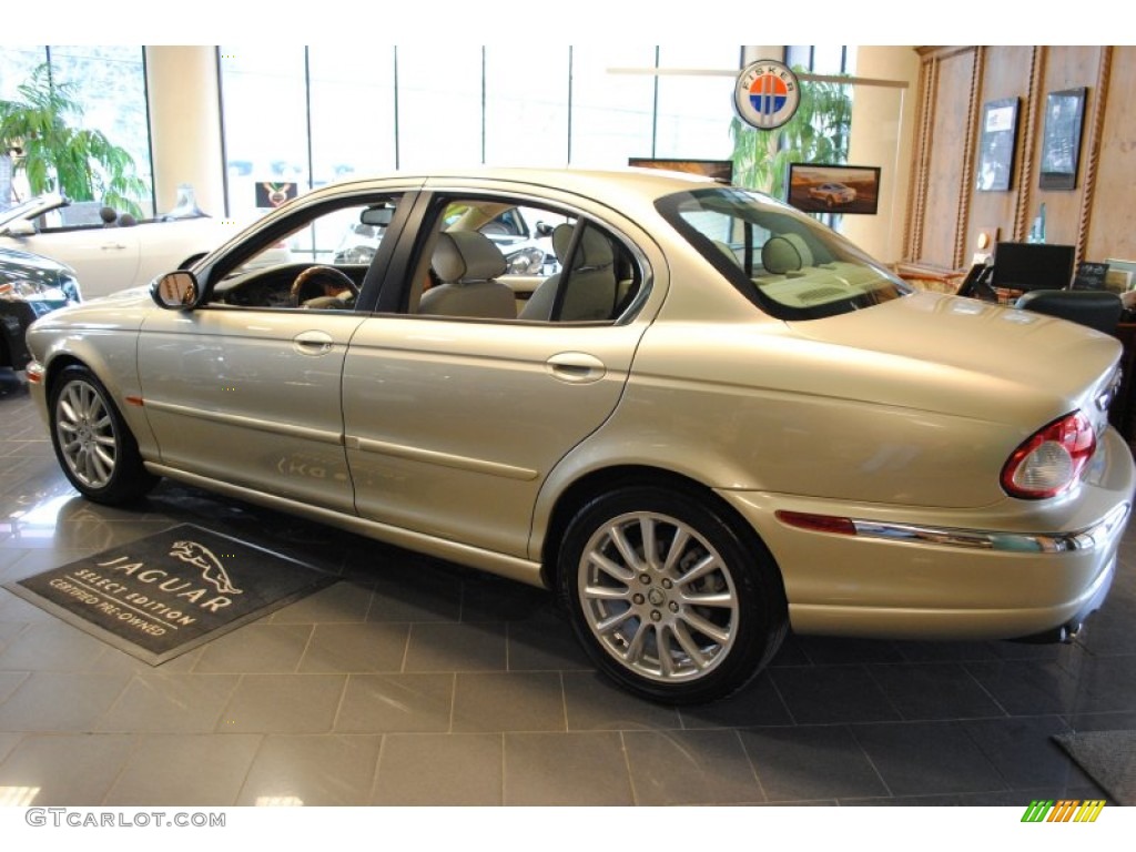 2006 X-Type 3.0 - Winter Gold Metallic / Champagne photo #3