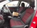 Jet Black/Sport Red 2012 Chevrolet Cruze LT/RS Interior Color