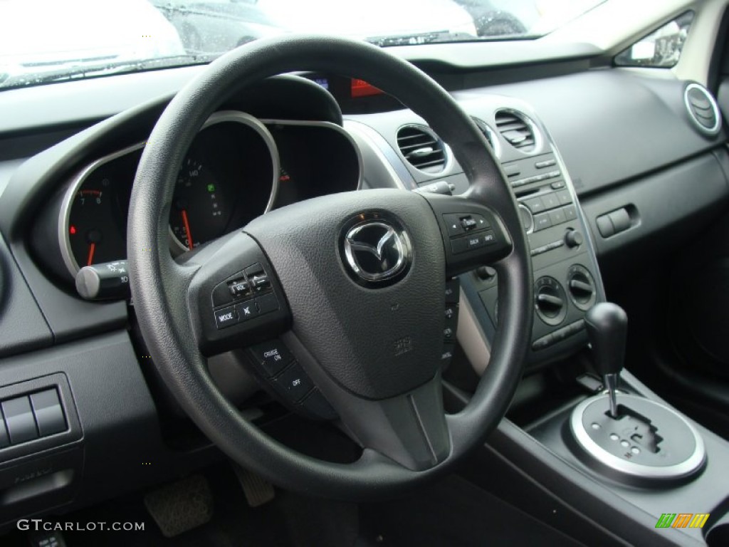 2010 Mazda CX-7 i Sport Black Dashboard Photo #60194107