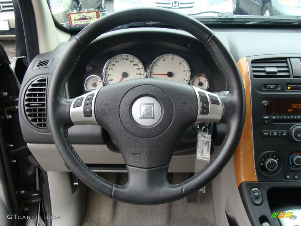 2006 Saturn VUE V6 AWD Gray Steering Wheel Photo #60194633