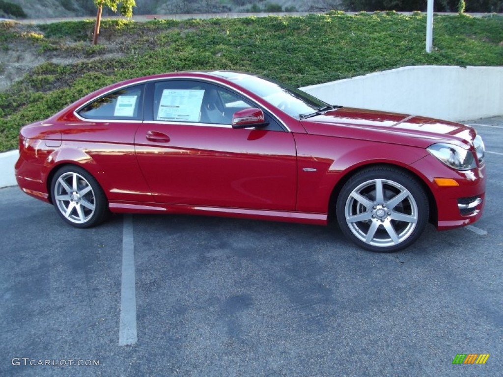 Mars Red 2012 Mercedes-Benz C 250 Coupe Exterior Photo #60194787