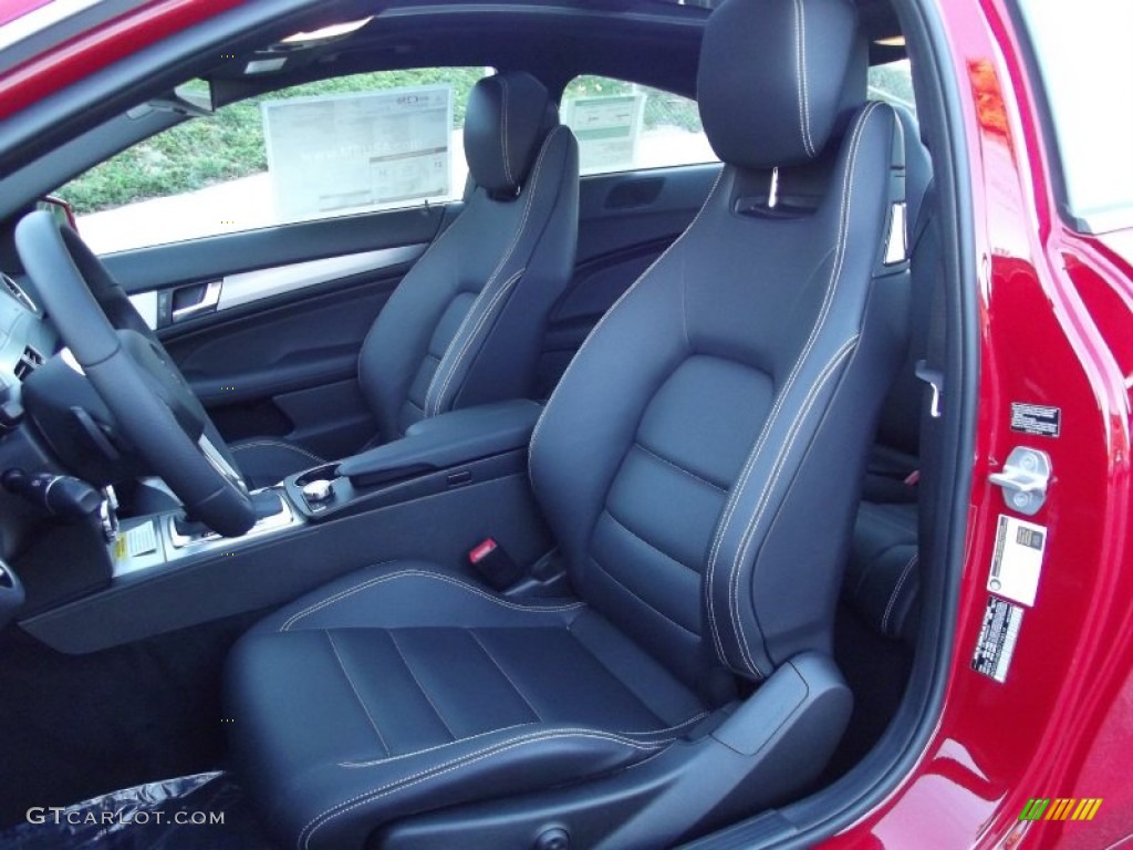 Black Interior 2012 Mercedes-Benz C 250 Coupe Photo #60194847