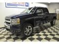 2009 Imperial Blue Metallic Chevrolet Silverado 1500 LT Extended Cab 4x4  photo #1