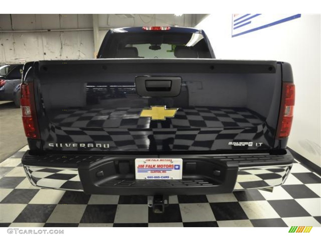 2009 Silverado 1500 LT Extended Cab 4x4 - Imperial Blue Metallic / Light Titanium photo #6