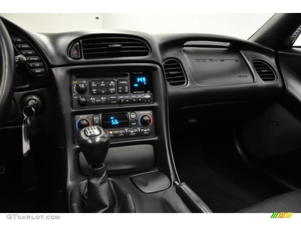 2000 Corvette Coupe - Nassau Blue Metallic / Black photo #17