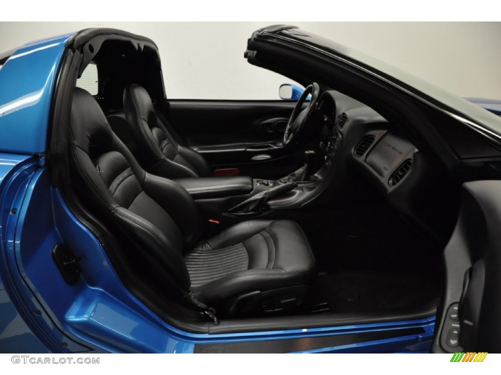 2000 Corvette Coupe - Nassau Blue Metallic / Black photo #23