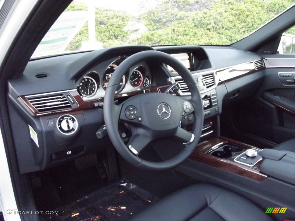 2012 Mercedes-Benz E 350 Sedan Black Dashboard Photo #60195319
