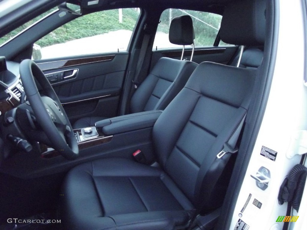 Black Interior 2012 Mercedes-Benz E 350 Sedan Photo #60195328