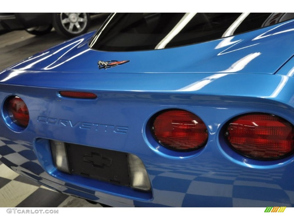 2000 Corvette Coupe - Nassau Blue Metallic / Black photo #39