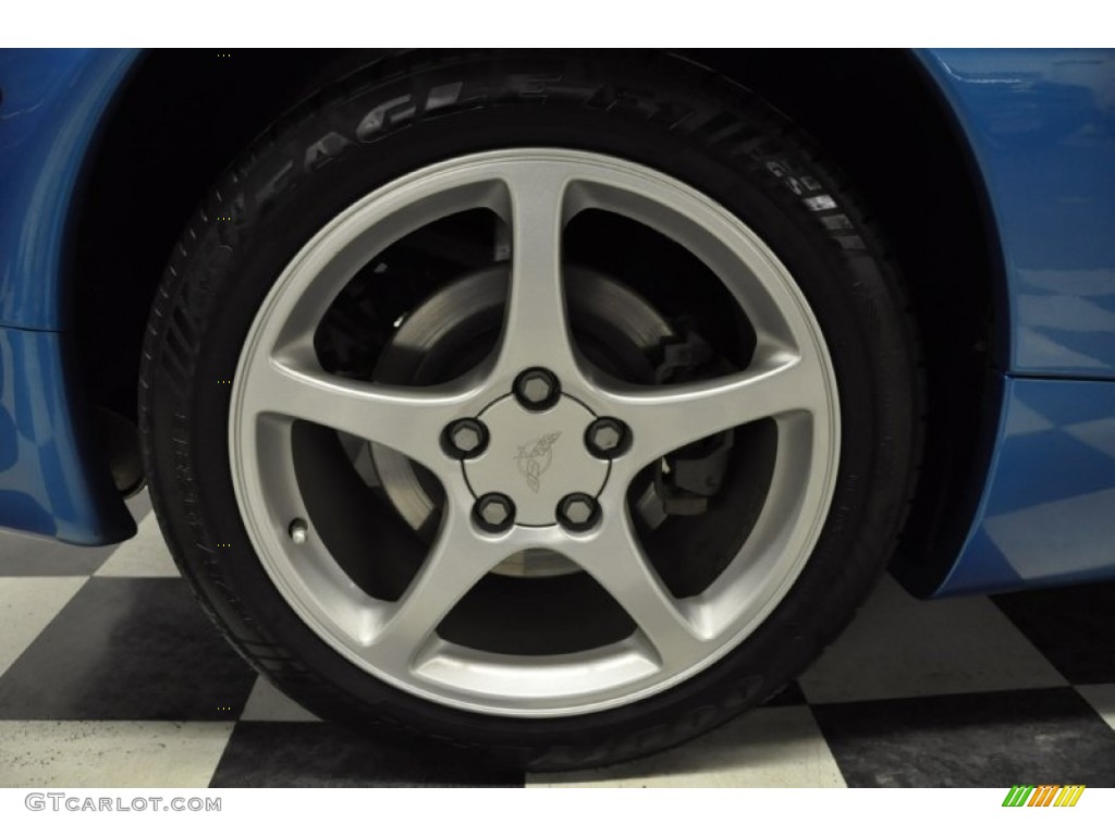 2000 Corvette Coupe - Nassau Blue Metallic / Black photo #60