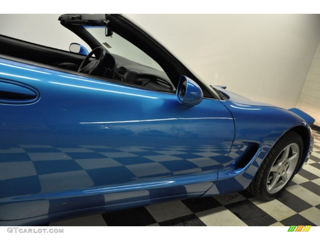 2000 Corvette Coupe - Nassau Blue Metallic / Black photo #64